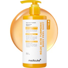 medicube Body Peel Shot with Kojic Acid and Turmeric  Gentle Body Brightening  Exfoliating Serum with BHA, LHA  PHA for Dead Skin Cells, Uneven...    