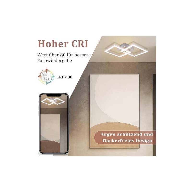 ZMH ZMH LED Deckenlampe Deckenleuchte Flur - Flurlampe Modern Design