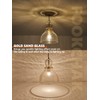 FookChak Gold Pendant Light, Modern Glass Pendant Lighting Over Table