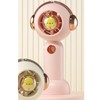 Portable Handheld Misting Fan Cute Cartoon USB Rechargeable Personal Fan