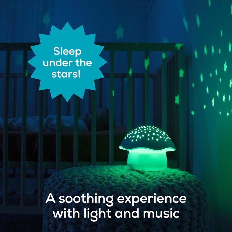 Angelcare Magical Dreams Celeste the Musical Mushroom Projector, sleep soother