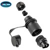 DARKGUARD Tractor 3-Pin Plug and 3-Pin Socket 12 V Tractor,