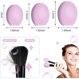 THJOPOKEEL 6 piezas Estuche Para Brochas De Maquillaje Funda Protectora Para Brochas De Maquillaje Funda Protectora Para Brochas De Maquillaje Bolsa Organizadora De Maquillaje Fundas.(Rosa, púrpura)