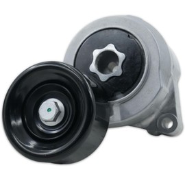 Torquizo 39073 Belt Tensioner and Pulley Assembly Compatible with 2008-2012 Honda Accord, 2012-2015 Honda Crosstour, 2009-2014 Acura TSX