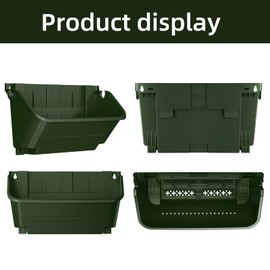 ZIAERKOR Self-Watering Wall-Mounted Planter Indoor/Outdoor Decor, Wall Planter Indoor Vertical Living Green Wall with 4 Pots Easy Installation 12.9''x5.5'' x26.7''