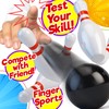 JA-RU Finger Bowling Game Portable Pocket Board Item 2 Balls