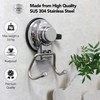 ACCURATE No- Drillings Suction Cup Towel Utensils Hanger Holder- Stainless