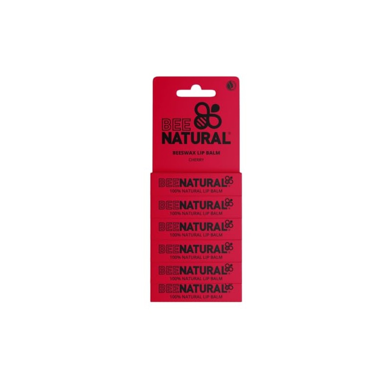 Bee Natural - 100% Natural Moisturising Lip Balm - Cherry