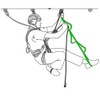 Wildken Climbing Aider 4 Step Foot Ascender Loop Climbing Rope