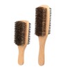 WOONEKY Bristle Brush Set Men's Hair Brush for Fine Thin
