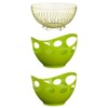 Premier Housewares Strainer and Bowl Set - Lime Green