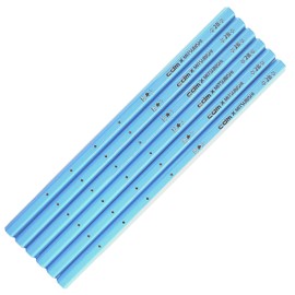 Gift Beautiful Pencils, No Label, 6 Solid Colors, Easy to Write, 10 Colors to Choose from, Mitsubishi Pencil, Hexagonal Axis, 2B, Eco-friendly Packaging (01. Ramune, 1:1 Pack)