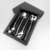 4 Pcs Coffee Stirring Spoons, Stainless Steel Dessert Spoons Heart