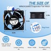 Upgraded WR60X26866 (OEM) Refrigerator Evaporator Fan Motor for GE Refrigrator,