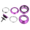 X AUTOHAUX 34mm 1-1/8" Threadless Bicycle Headset Combo Bike Threadless