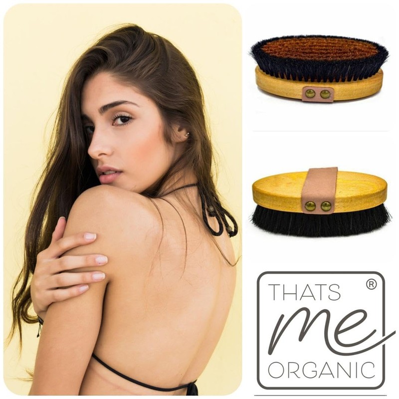 Professional Energy Body Brush Oval Shape "Die Energievolle" Made of