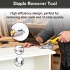 3Pcs Heavy Duty Upholstery and Construction Staple Remover with Tack