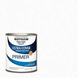 Rust-Oleum Brush On Paint 224430T Painter's Touch Latex, Quart, Acrylic Flat White Primer, 1 (Pack of 1)