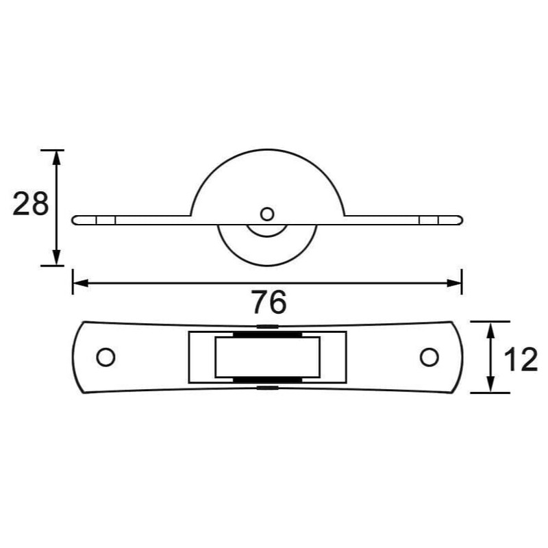 Steel Track Roller for Sliding Door Roller with Ball Bearing