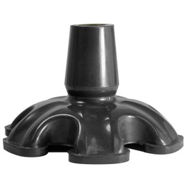 Essential Medical Supply Essential Medical Supply Super Big Foot Replacement Standing Cane Tip in Black - 6 Feet for Stability and Flexibility, Sturdy Rubber Tip for Walking Canes