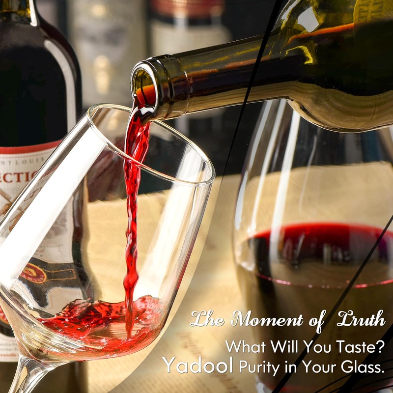 Wine Glass Cleaner and Crystal Cleaning Liquid, Effectively Removers Odors,