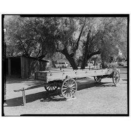HistoricalFindings Photo: Twenty Mule Team Borax Wagons,Death Valley Junction,Inyo County,California,CA,36