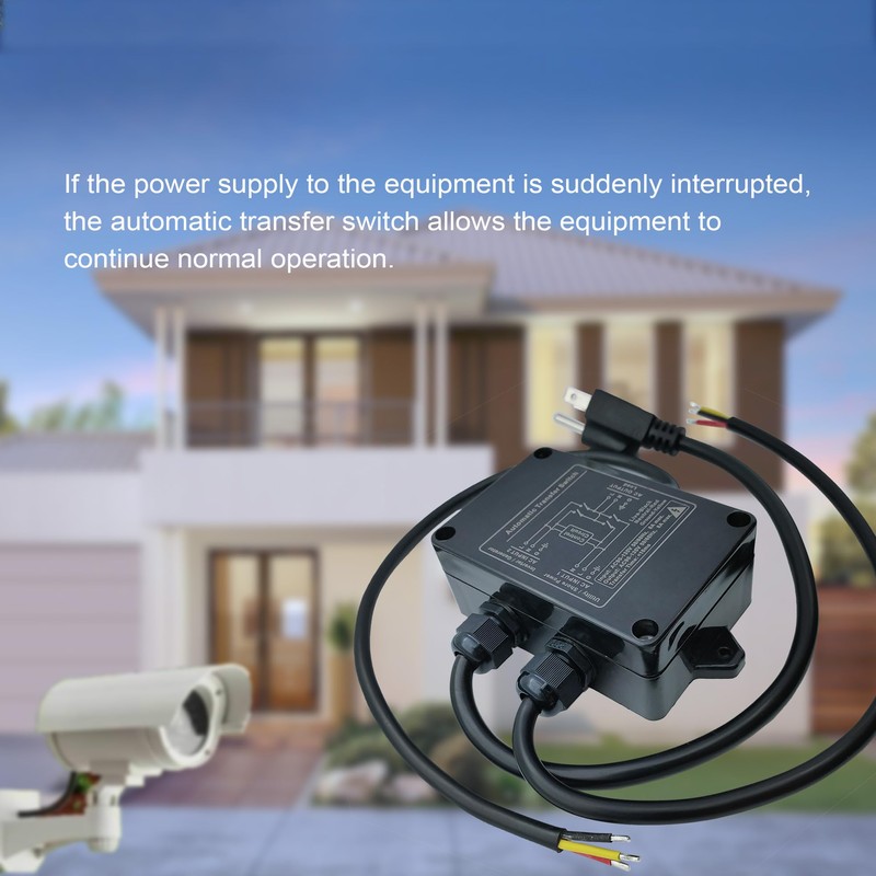 RPTCOTU Automatic Transfer Switch AC 8A Dual Power Automatic Transfer