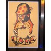 Sailor Jerry USMC MARINES Military vintage Sailor Jerry Traditional style Flash poster print