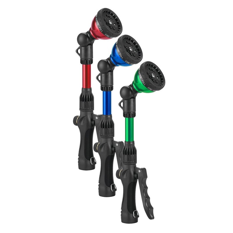 Generic 2-Pack 14"" Front Trigger 10 Pattern Water Hose Spray