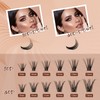 QUEWEL Lash Clusters Kit, 240 Pcs Lash Clusters 30D+40D DIY