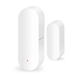 Smart Door and Window Sensor, 2.4G Voice Control Door Sensor Detector for Zigbee, Mini Window Sensors for Home Security, Door Open Detector and APP Remote Notification
