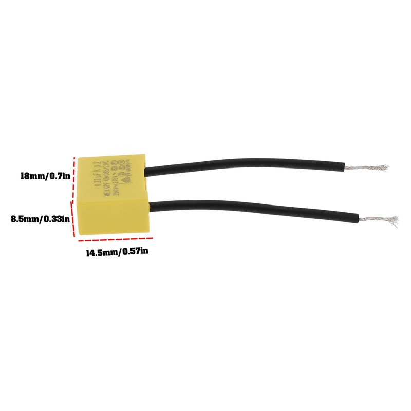 Be In Your Mind 20pcs 0.22uF 275V AC X2 Safety