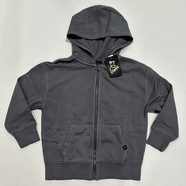 Art Class Boys' Zip-Up Hooded Sweatshirt - art class Gray