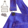 Trimming Shop 35 mm Dungarees Buckles with Rectangular Slider Tri-Glide