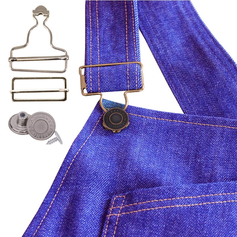 Trimming Shop 35 mm Dungarees Buckles with Rectangular Slider Tri-Glide