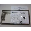 GENUINE Toyota License Plate Frame (Platinum Black Tone Front and