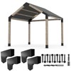ITeVe.GD 30-Degree Angle Pergola DIY Bracket Kits,2-Way L-Shaped Woodwork Brackets