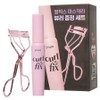 Etude Curl Fix Mascara 8g + Eyelash Curler Set, Gray Brown, 1 Piece / 에뛰드 컬 픽스 마스카라 8g + 뷰러 세트, 그레이브라운, 1개