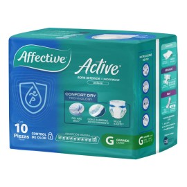 Ropa Interior Para Adultos Active Talla Grande Unisex Grande