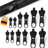 WATMVIC 12-Piece Universal Zip Repair Set for Clothing and Luggage