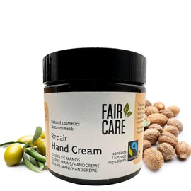 FAIR CARE Shea Hand Cream 100 ml - Rich Skin Care Made from Fairtrade Ingredients - Vegan and Sustainable Hand Care