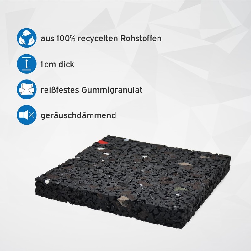 kör4u 12 x Patio Pads, 80 x 80 x 10