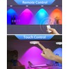 WILLED RGB Rechargeable Puck Lights with Remote Control, Under Cabinet