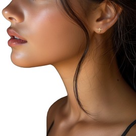 The Princess 14K Gold-Plated Titanium Honey Bee Stud Earrings – Limited Edition, Dainty Bee Earrings for Women, Gold Bee Jewelry, Nature-Inspired Gift for Bee Lovers