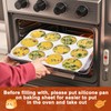 Juome Silicone Egg Bite Molds - 12 Cups Silicone Muffin