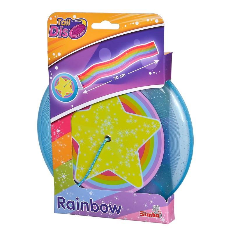 Taildisc Star Throwing Disc with Cute Print and Tail, Diameter: