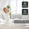 HZDHCLH Funkwecker Digitaler Wecker LCD Display Schlummerfunktion Nachttisch Tischuhr mit