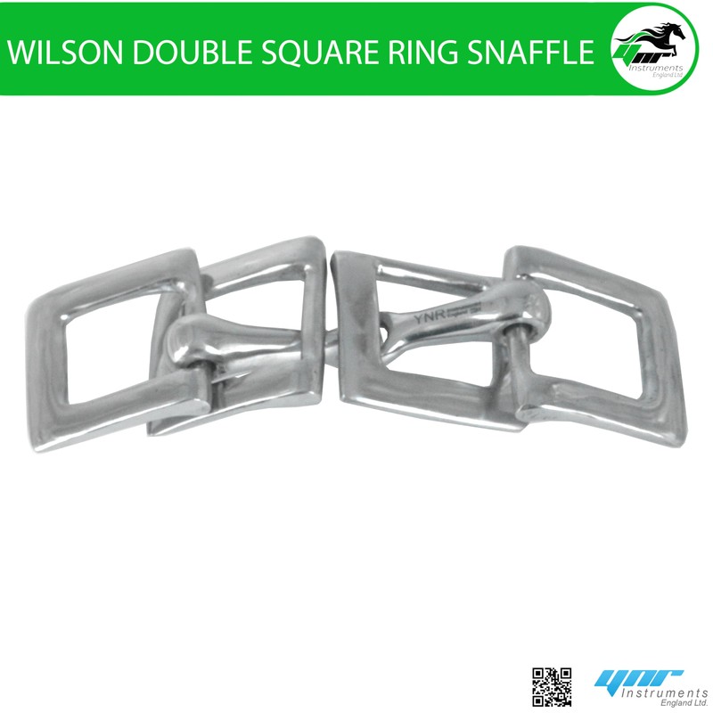YNR WILSON, DOUBLE SQUARE RING, DOUBLE SQUARE RING SNAFFLE ,