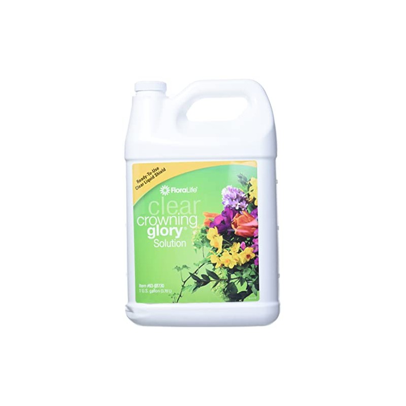 Smithers Oasis Floralife Clear Crowning Glory-1 Gallon Lawn Garden, White