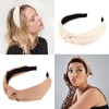 Hotalisona Headbands for Women Leopard Print Knotted Cloth Top Knot